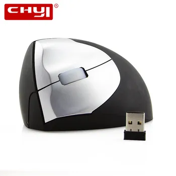 Stânga Mouse-ul de Mână Versiune Ergonomic Mouse de Gaming Anti-Mouse USB Receptor 1600 DPI Mouse Wireless pentru Laptop Soareci Mause