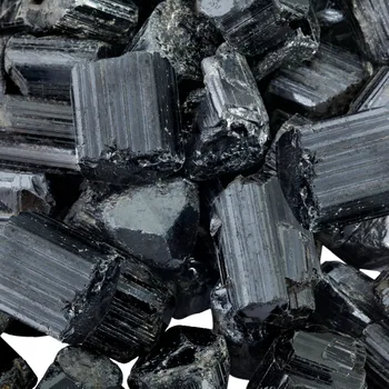 SUNYIK 1LB Naturale Turmalina Neagra Pietre Prime Brute Cristale pentru Rostogolea,cu Taxiul,(aproximativ 460 de grame)