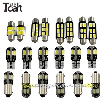 Tcart 9pcs X transport gratuit Erori LED-uri de iluminare Interioară Pachet Kit pentru ford focus 3 mk3 accesorii 2010-2016