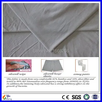 Tesatura elastica de argint, fibra de bambus, material Antibacterian material pentru hanorace/T-shirt