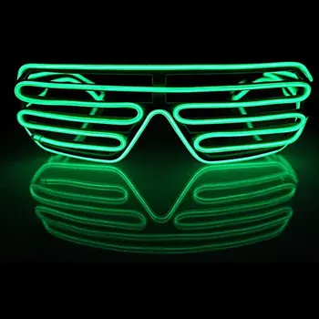 TGETH Inteligent de Control de la Distanță EL Wire Neon Moda LED-uri Lumina de Declanșare în Formă de Strălucire Rave Costum Petrecere DJ Luminoase