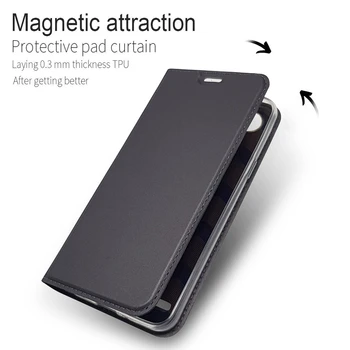 TIKONO de Lux Flip din Piele de Caz Pentru LG Q6 Portofel Book Cover Pentru LG Q6 Alfa Q6a Q 6 un M700 5.5
