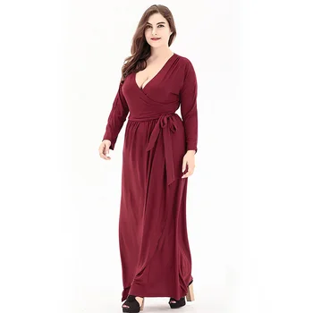 Toamna femeie Boem Maxi plus dimensiunea rochie lunga de sex feminin de mari dimensiuni Glezna-Lungime rochii de grăsime mm petrecere de seara, de Mare Dimensiune rochii