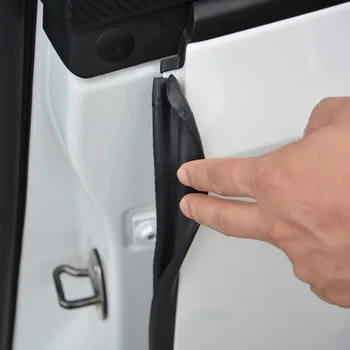 Tonlinker 2 buc DIY plastic ABS de styling Auto izolate Fonic usa stâlpului B bandă de etanșare Capac Caz Autocolante Pentru Volkswagen POLO