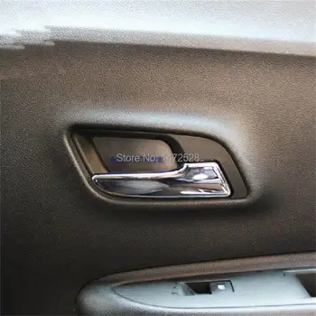 Tonlinker 4 BUC DIY styling Auto Frontal din otel Inoxidabil ușa din spate boluri Capac Caz Autocolante pentru Chevrolet TRAX accesorii