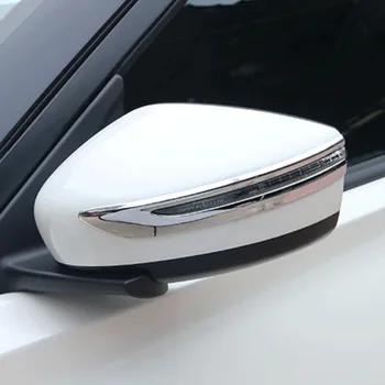 Tonlinker Caz Acoperire Autocolante pentru Nissan LOVITURI 2016-17 Styling Auto 2 BUC ABS Crom exterior Inversarea oglinda retrovizoare autocolante