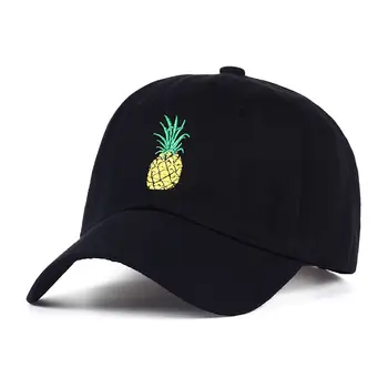 TUNICA Ananas Broderie Șapcă de Baseball Bumbac Hipster Pălărie de Fructe de Ananas Tata Pălărie Hip Hop Bumbac Snapback Cap pălării