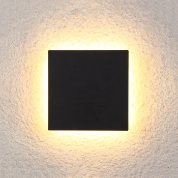 Ultra-subțire led-uri impermeabil lampă de perete, piața în aer liber lampă de perete