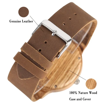 Unic Ceasuri Lemn de Bambus, Nuc Textura Design Complica Rafinat din Lemn Ceas pentru Barbati Femei Ceasuri relogio masculino