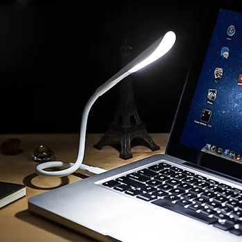 USB LED lampa de carte lumină Flexibil Atinge Lumina Portabil Mini Lampa Percepute de banca de putere pentru Laptop Notebook Ultra Luminos AA