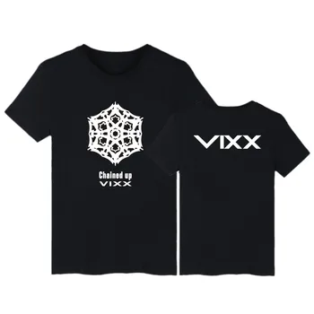 Vara Kpop Vixx T Camasa Femei Cu Maneci Scurte Harajuku Bumbac T-Shirt Membru Numele Fanii Femei Plus Dimensiune Camiseta 2017