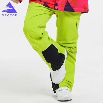 VECTOR Copii Pantaloni de Schi Warm Impermeabile Fete Baieti Schi, Snowboarding Pantaloni de Iarnă pentru Copii Copil de Haine de Schi HXF70011