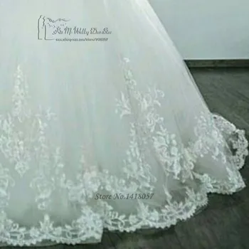Vestido de Casamento Noiva Princesa Com Renda Maneca Lunga Rochie de Mireasa din Dantela Rochie de Mireasa 2017 Rochie de Bal Rochii de Mireasa Plus Dimensiune