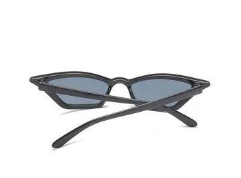 VWKTUUN ochelari de Soare Femei Bărbați Ochi de Pisica Mici ochelari de Soare Oglindă ochelari de soare Retro UV400 Feminin Puncte de Epocă Cateye Ochelari Ochelari