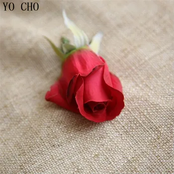 YO CHO 11 Artificiale Capete de Flori de Trandafir Cap de Matase Flori Artificiale Capete de Flori de Nunta, Accesorii de Mireasa Agrafe de Par Benzi