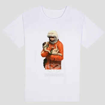 YURI GAGARIN CCCP rusă Tricouri Barbati URSS Uniunea Sovietică Om Tipărite gosha t-shirt Moscova, Rusia Barbati Tricouri din Bumbac Sonerie Topuri