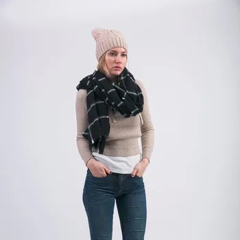 Za iarna supradimensionat carouri nou designer pătură unisex acrilice folie de cașmir eșarfă șal pashmina pentru primavara echarpe foulard