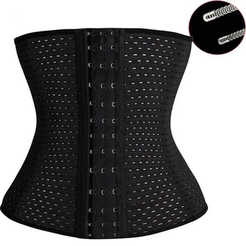 ZTOV Plus dimensiune corset talie de Formare Corsete talie negru formator corset hot shapers pentru femeile Postpartum slabire body shaper