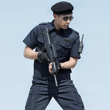 În aer liber, Bărbați cu Mânecă Scurtă de Vânătoare Îmbrăcăminte Armata SWAT Uniforme Militare, Costume de Camuflaj Îmbrăcăminte de sex Masculin Autentic de Securitate Stabilite