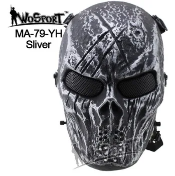 În aer liber M06 Militare Paintball Airsoft Craniu de Protecție Completă Față de Halloween masca Fantoma Camuflaj Tactice Masca